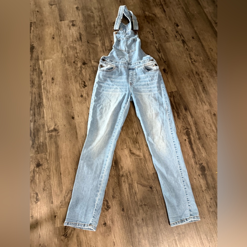 Bershka Sky Blue Denim Overalls